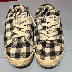 Tommy Bahama Checkered Black and White Shoes